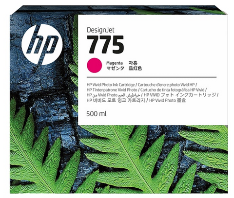 HP 775 500ml Magenta DesignJet Ink Cartridge (1XB18A)