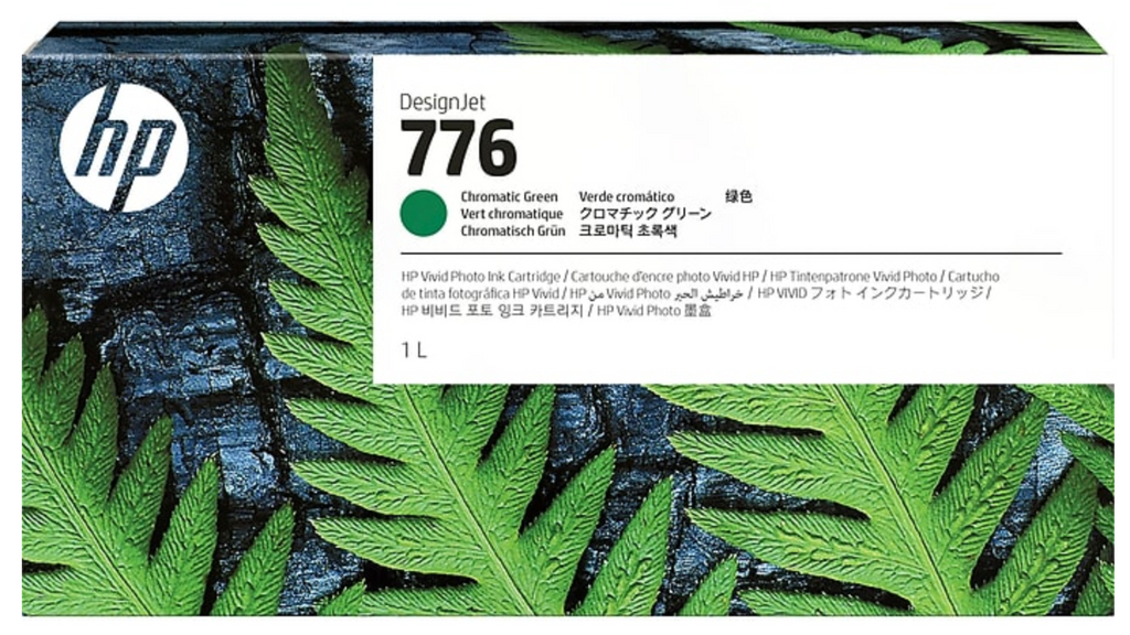 HP 776 1L Chromatic Green DesignJet Ink Cartridge (1XB03A)