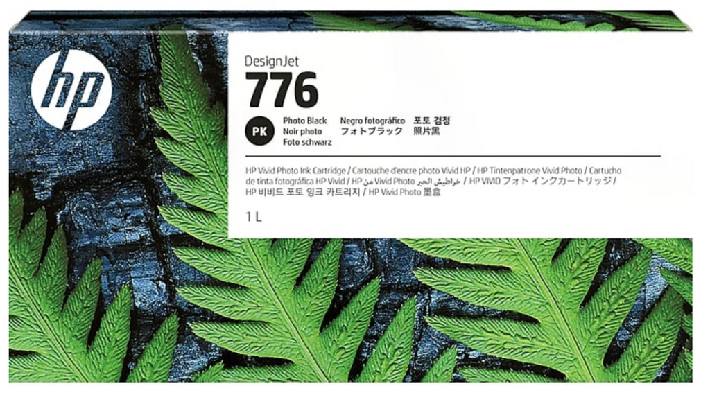 HP 776 1L Photo Black DesignJet Ink Cartridge (1XB11A)