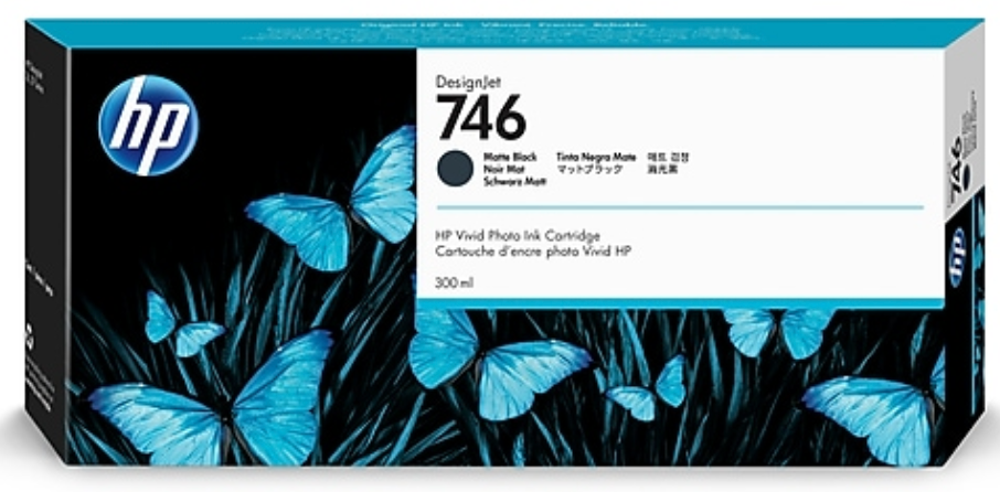 746 Black Matte Standard Yield Ink Cartridge (P2V83A)