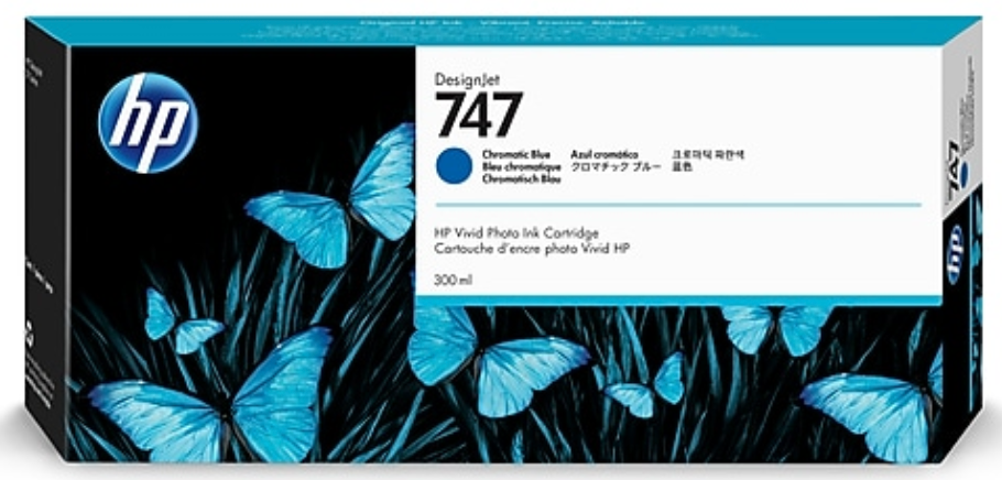 747 Blue Standard Yield Ink Cartridge (P2V85A)