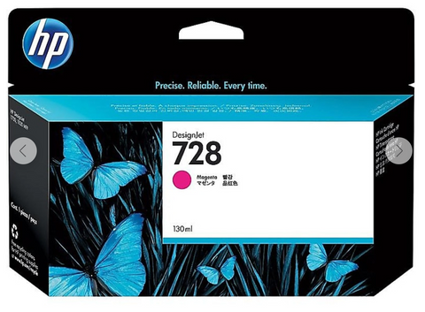 728 Magenta Standard Yield Ink Cartridge (F9J66A)